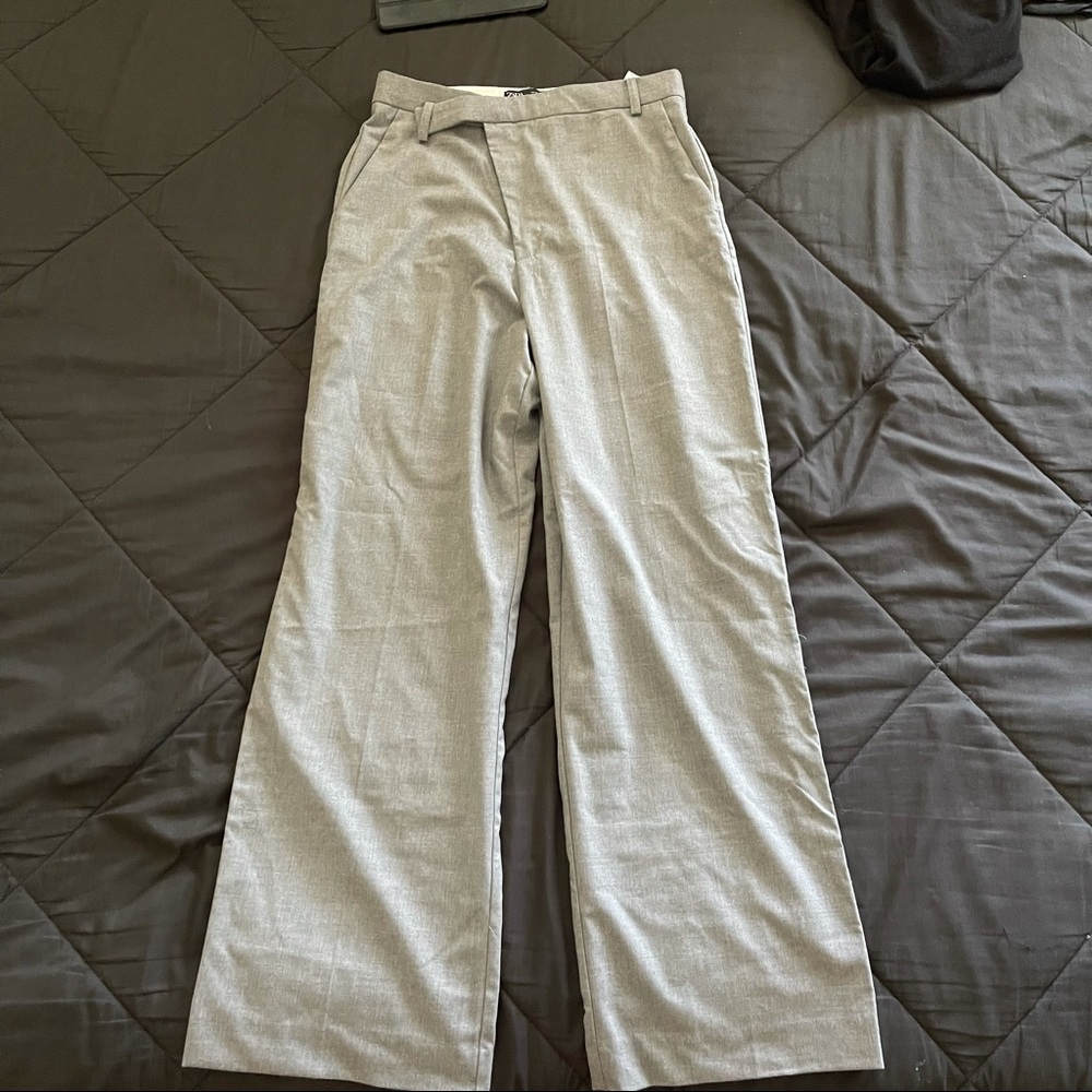 ZARA ASYMMETRICAL DAD PANTS